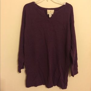 Express Tricot XL purple sweater